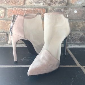 STUART WEITZMAN MESH BOOTIES
